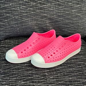 Native brand Pink Slip-On Rubber Sneakers